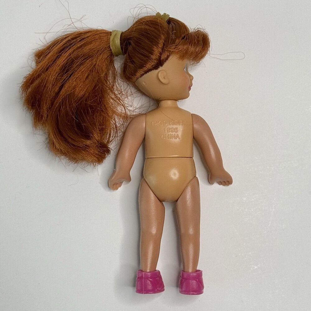 Kid Kore 5" Doll Red Hair Blue Eyes 1995 - Look Alike Barbie Kelly Doll Posable - Picture 9 of 11